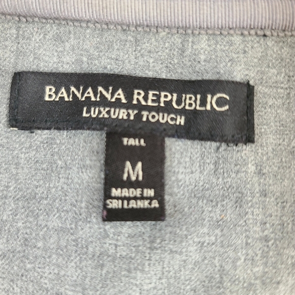 Banana Republic Men's Size Medium Luxury Touch Zip Up Cardigan Sweater B… - Picture 3 of 9